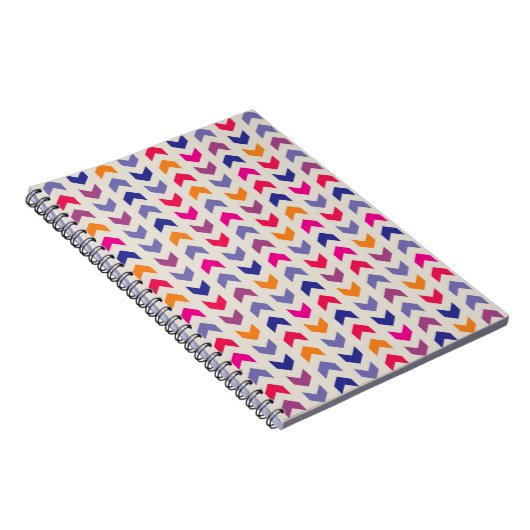 Aztec Chevron kleurig patroon Notitieboek (Rechterzijde)