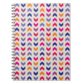 Aztec Chevron kleurig patroon Notitieboek (Voorkant)