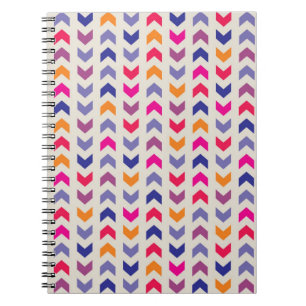 Aztec Chevron kleurig patroon Notitieboek
