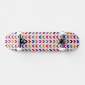 Aztec Chevron kleurig patroon Skateboard (Horizontaal)