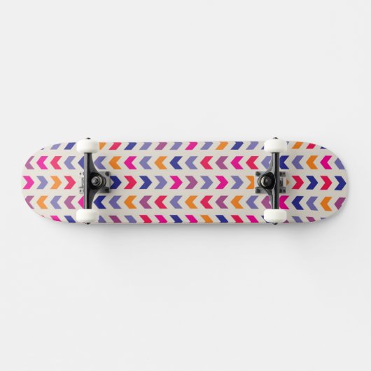 Aztec Chevron kleurig patroon Skateboard (Horizontaal)