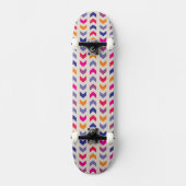 Aztec Chevron kleurig patroon Skateboard (Voorkant)