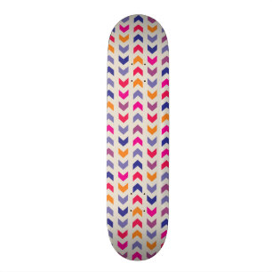 Aztec Chevron kleurig patroon Skateboard