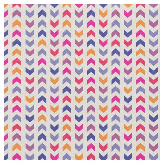 Aztec Chevron kleurig patroon Stof (Close Up)