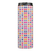 Aztec Chevron kleurig patroon Thermosbeker (Achterkant)