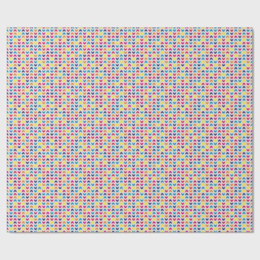 Aztec Chevron kleurrijk Cadeaupapier (Vlak)