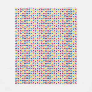 Aztec Chevron kleurrijk Fleece Deken