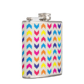 Aztec Chevron kleurrijk Heupfles (Rechts)