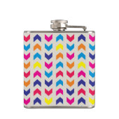 Aztec Chevron kleurrijk Heupfles (Achterkant)