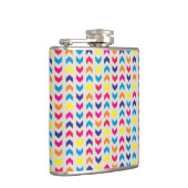 Aztec Chevron kleurrijk Heupfles (Rechts)