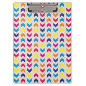 Aztec Chevron kleurrijk Klembord (Voorkant)