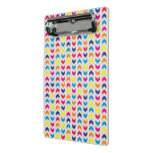 Aztec Chevron kleurrijk Mini Klembord (Angled2)
