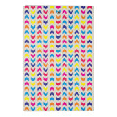 Aztec Chevron kleurrijk Mini Klembord (Achterkant)