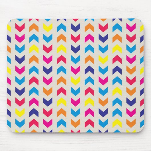 Aztec Chevron kleurrijk Muismat (Voorkant)