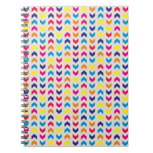 Aztec Chevron kleurrijk Notitieboek