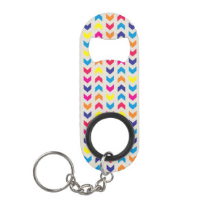 Aztec Chevron kleurrijk Sleutelhanger Flessenopener