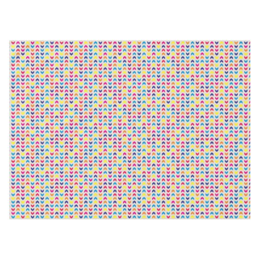 Aztec Chevron kleurrijk Tafelkleed (Voorkant (Horizontaal))