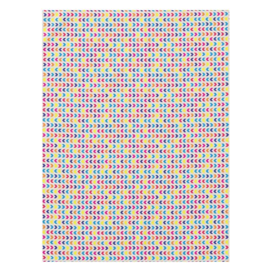 Aztec Chevron kleurrijk Tafelkleed (Voorkant)