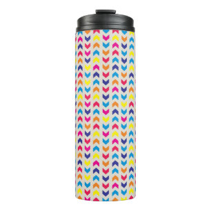 Aztec Chevron kleurrijk Thermosbeker