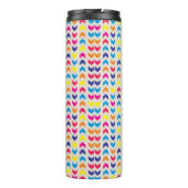 Aztec Chevron kleurrijk Thermosbeker (Achterkant)