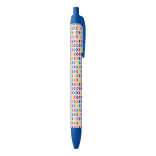 Aztec Chevron kleurrijk Zwarte Inkt Pen