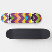 Aztec Chevron Zigzag Stripe Pattern 10 Skateboard (Horizontaal)