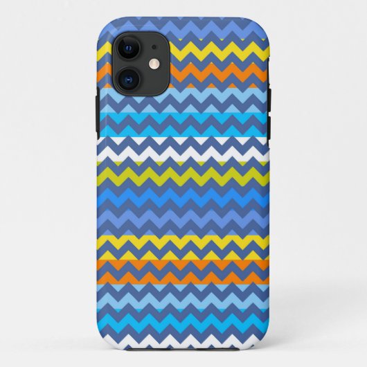 Aztec Chevron Zigzag Stripe Pattern 3 Case-Mate iPhone Case (Achterkant)
