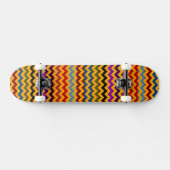 Aztec Chevron Zigzag Stripe Pattern 5 Persoonlijk Skateboard (Horizontaal)