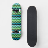 Aztec Chevron Zigzag Stripe Pattern 6 Skateboard (Voorkant)