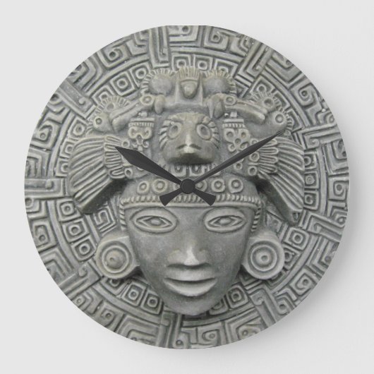 Aztec Clock Grote Klok (Voorkant)