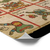 Aztec Codex Borbonicus Poster (Hoek)