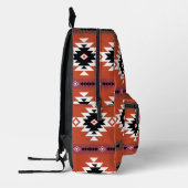 Aztec Colorful Geometric Pattern Bedrukte Rugzak (Links)