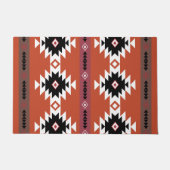 Aztec Colorful Geometric Pattern Deurmat (Voorkant)