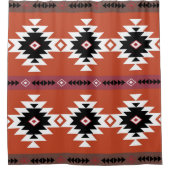 Aztec Colorful Geometric Pattern Douchegordijn (Voorkant)