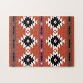 Aztec Colorful Geometric Pattern Legpuzzel (Horizontaal)