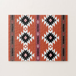 Aztec Colorful Geometric Pattern Legpuzzel