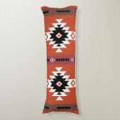 Aztec Colorful Geometric Pattern Lichaamskussen (Voorkant Verticaal)