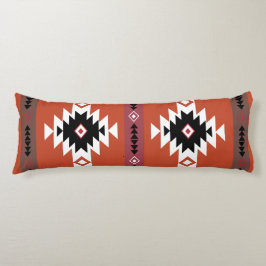 Aztec Colorful Geometric Pattern Lichaamskussen