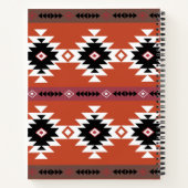 Aztec Colorful Geometric Pattern Notitieboek (Achterkant)