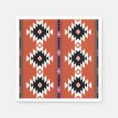 Aztec Colorful Geometric Pattern Servet (Voorkant)