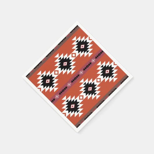 Aztec Colorful Geometric Pattern Servet (Hoek)