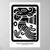 Aztec Cuauhtli - Eagle (Black) Print (Voorkant)