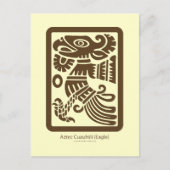 Aztec Cuauhtli - Eagle (bruin) Briefkaart (Voorkant)