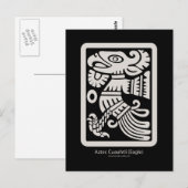 Aztec Cuauhtli - Eagle (Putty) Briefkaart (Voorkant / Achterkant)
