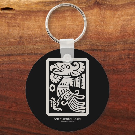 Aztec Cuauhtli - Eagle (Putty) Sleutelhanger (Voorkant)