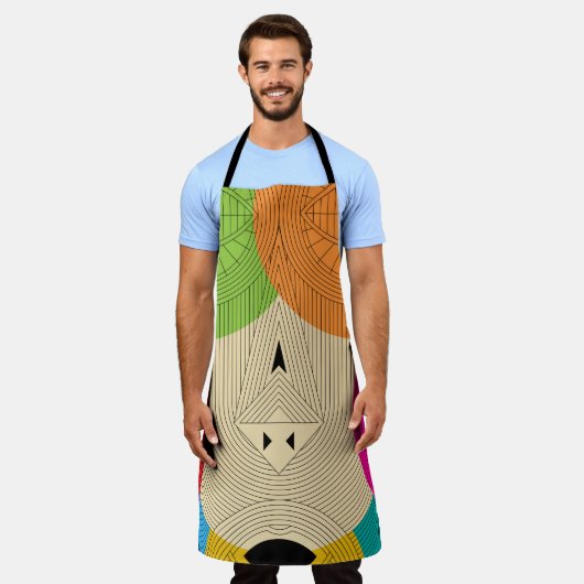 Aztec Culture Art Schort (Gedragen)