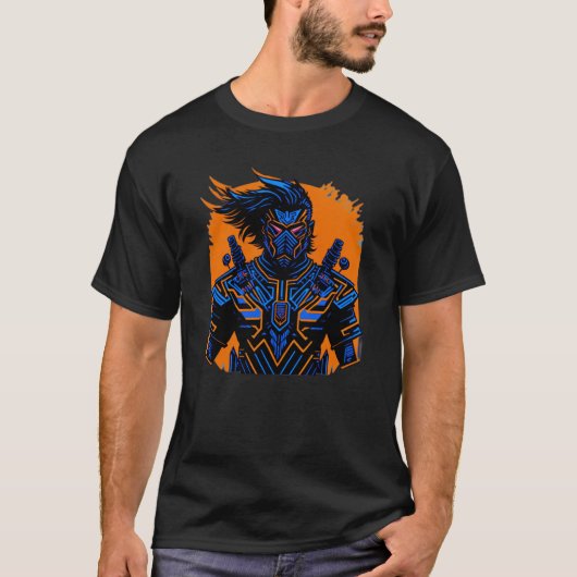 Aztec Cyborg T-shirt (Voorkant)