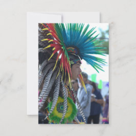 Aztec Dancer Bedankkaart