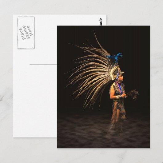 Aztec Dancer Briefkaart (Voorkant / Achterkant)