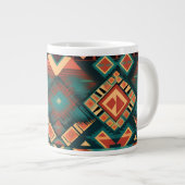 Aztec Design Coffee Cup Grote Koffiekop (Voorkant rechts)